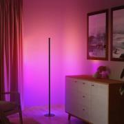 LED-gulvlampe med musiksensor smart RGB-dæmpbar