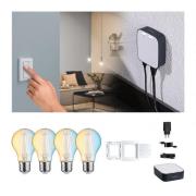Paulmann Smart Home-sæt ZigBee 4x E27 7W LED Filament CCT