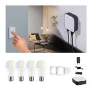 Paulmann Smart Home Bundle ZigBee 4x E27 9.3W LED mat RGBW