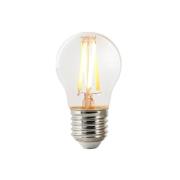 LED-filamentpære E27 G45 4,7 W 600lm CCT, dæmpes