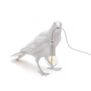 Bird Lamp deko LED-terrasselampe, afventende, hvid