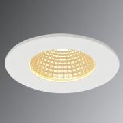 SLV Patta-I LED-indbygningslampe, rund, mat hvid