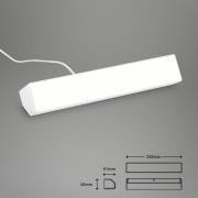 LED wallwasher Muro S, CCT, RGB, dæmpbar, hvid