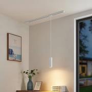 Lindby pendellampe Linaro, 20 cm, hvid, 1-faset, GU10