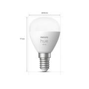 Philips Hue White LED-dråbepære 2 x E14 5,7W