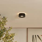 Arcchio Rotari LED-loftslampe, op & ned, sort