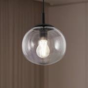 Vibe pendel, grafitgråt-transparent glas, Ø 20 cm