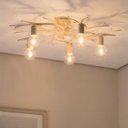 Loftlampe Xavier, håndmalet,  5 lyskilder