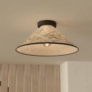 Oxpark loftlampe, Ø 42 cm, grøn/hvid/sort, stof