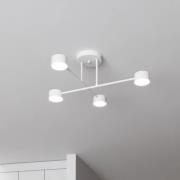 Modus 4 loftlampe, stål, 4 lyskilder, GX53, hvid