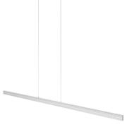 LED hængelampe Bande, 150 cm, stålfarvet, CCT, dæmper