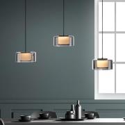 Paul Neuhaus LED-hængelampe Rika, 71 cm, glas, dæmpbar