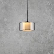 Paul Neuhaus LED-hængelampe Rika, Ø 15 cm, glas, dæmpbar