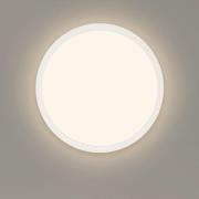 LED-panel Jalo Round, Ø 29,2 cm, hvid, plast, 2.700 K