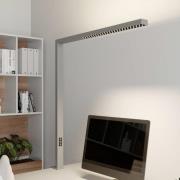 Arcchio LED-klemmelampe Jolinda, sølv, metal, dæmpbar