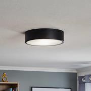 Cleo 300 loftlampe, sort, sensor, IP20, Ø 30 cm, metal