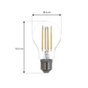 LUUMR Smart LED E27 A60 7W klar ZigBee Tuya Hue