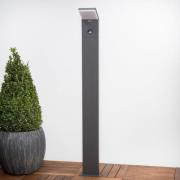 Lucande LED-gadelampe Nevio, sensor, 100 cm, antracit