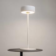 Maytoni genopladelig LED-bordlampe AI Collaboration, aluminium, hvid