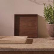 AYTM bakke Unity, valnød, længde 35 cm, bredde 35 cm, træ