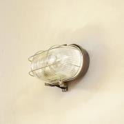 Prios udendørs væglampe Kirgo, grå, plast, IP44