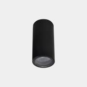 LEDS-C4 Eko udendørs loftlampe, sort, Ø 6 cm, aluminium
