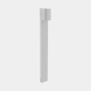 LEDS-C4 Eko Standard LED-vejlampe, hvid, højde 80 cm, aluminium