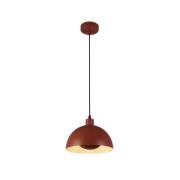 Mars hængende armatur, mørk orange, Ø 25 cm, stål