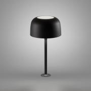 Bover LED-bordlampe Bol, mat sort, højde 33 cm