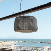 Bover udendørs hængelampe Fora 90, grafitbrun/brun, E27