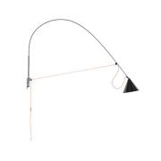 midgard LED-væglampe AYNO XL, sort/orange 4.000 K 220 cm