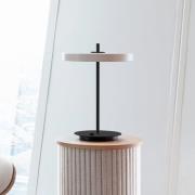 UMAGE LED-bordlampe Asteria Table, USB, perlehvid/sort