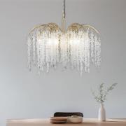 Hængelampe Grape, antik messing, Ø 72 cm metal/glas 12 lyskilder.