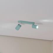 Livia loftspot, mintgrøn, 35 cm, 2 lyskilder, metal, GU10