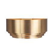 Elena væglampe, messing, bredde 30 cm, aluminium, E14