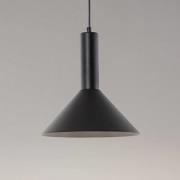 Vitrum kegleformet hængelampe, sort, metal, Ø 26 cm, E27