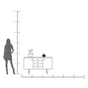 KARE dekorationsæske Chameleon, højde 20 cm, mørkegrøn, guld