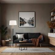 Gulvlampe Priam, sort/guld, stål, højde 156 cm