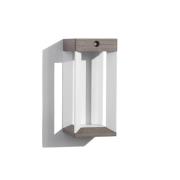 Les Jardins LED-solcellelampe Teckalu, grå/hvid, 33 cm