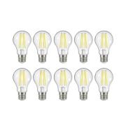 LED-filamentpære E27 3,8 W 830 806 lumen 10 stk