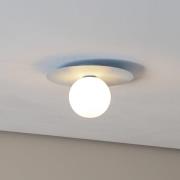 Pixie loftlampe, lyseblå, glas, Ø 25 cm, kugle, G9