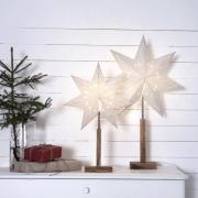 Karo - stående dekolampe med stjernemønster 70 cm