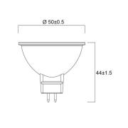 Sylvania LED-reflektorpære GU5.3 6W 4.000K 36° 621lm