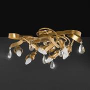 Loftlampe 22/6 PL, gylden, 6 lyskilder