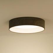 LED-loftlampe Plafond, snor mørkegrå, Ø 45 cm 3-trins dæmpbar