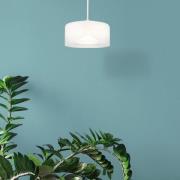 Belinda LED-hængelampe, Ø 15 cm, hvid, glas