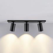 CAN TILT loftspot, sort, 48 x 9 cm, 3 lyskilder, metal GU10