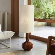 MARKET SET Gulvlampe Jimmy, højde 121 cm, keramik/stof