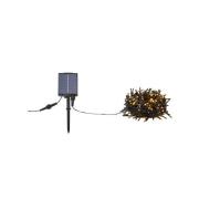 Lyskæde Suno, sort, solcelle, USB, 300 lamper, IP44