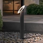 Arcchio LED-gadelampe Tovio, antracit, Ø24cm